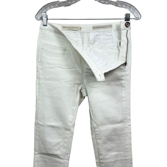 Anthropologie Pilcro and the Letterpress Womens Denim Legging Stretch‎ White 26 - Picture 6 of 7